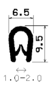 SDL 102 - Co-Ex-Profile mit Metalleinsätze - Kantenschutzprofile SDL 102 - Co-Ex-Profile mit Metalleinsätze - Kantenschutzprofile