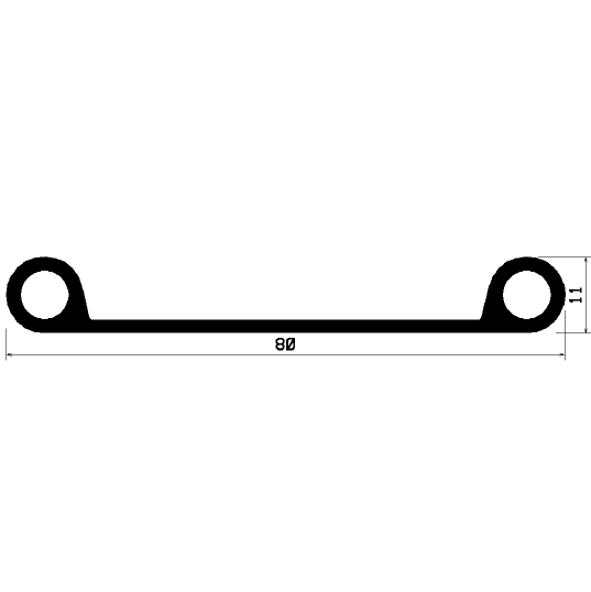 F 0220 - EPDM gumiprofilok - Fektető és szigetelő gumiprofilok