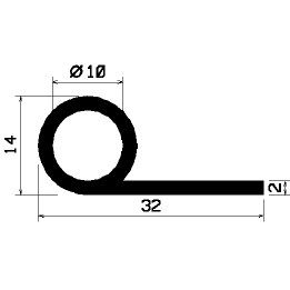 FN 0825 1B= 50 m - Gummiprofile - unter 100 m lieferbar - Fahnenprofile bzw. P-Profile FN 0825 1B= 50 m - Gummiprofile - unter 100 m lieferbar - Fahnenprofile bzw. P-Profile