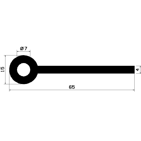 FN 1129 - EPDM-Gummi-Profile - Fahnenprofile bzw. P-Profile FN 1129 - EPDM-Gummi-Profile - Fahnenprofile bzw. P-Profile