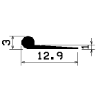 FN - 1255 - EPDM-Gummi-Profile - Fahnenprofile bzw. P-Profile FN - 1255 - EPDM-Gummi-Profile - Fahnenprofile bzw. P-Profile