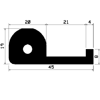 FN 1468 - EPDM-Gummi-Profile - Fahnenprofile bzw. P-Profile FN 1468 - EPDM-Gummi-Profile - Fahnenprofile bzw. P-Profile