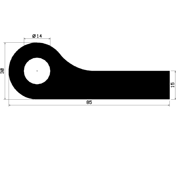 FN 1869 - EPDM-Gummi-Profile - Fahnenprofile bzw. P-Profile FN 1869 - EPDM-Gummi-Profile - Fahnenprofile bzw. P-Profile