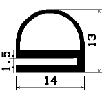 RT 1297 - Silikon-Kautschukprofilen - Rolltor- und Fingerschutzprofile