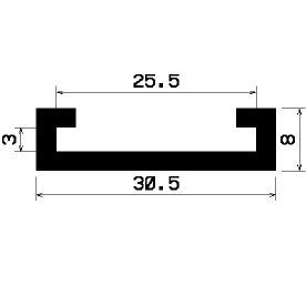 1B= 50 m SE 0885 - Klammerprofile