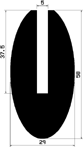 TU1- 0694 - EPDM-Gummi -Profile - U-Profile