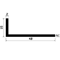 Wi 0249 - Gummi-„L”-Profil - Winkelprofile / L-Profile