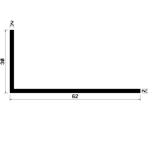 Wi 1691 - Gummi-„L”-Profil - Winkelprofile / L-Profile