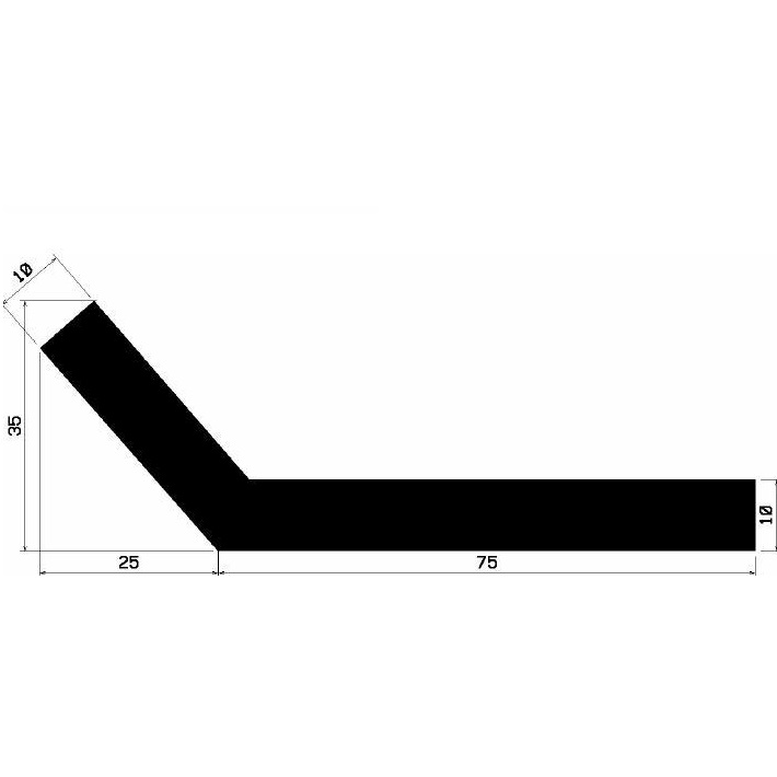 Wi 2667 - rubber profiles - Angle shape profiles